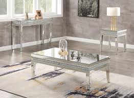 Glam mirrored coffee table out out of cardboard box diy | dollar tree products! Lotus Mirrored Coffee Table