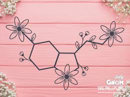 Download Serotonin Svg Floral Serotonin Structure Svg Oxytocin Svg 964053 Illustrations Design Bundles