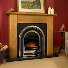 Choose a recessed unit that mounts inside the wall or a fireplace that mounts on the wall. Siena Solid Oak Designer Electric Suite Suitable For Flat Wall Or Chimney Installation Oak Fire Surrounds