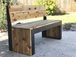 A diy bench can follow many styles and types, from the casual farmhouse or rustic to a more modern decorative look. Diy Modern Bench With Back The Awesome Orange