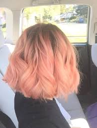If you observe well, you can notice that we find more and more women who wear their hair illuminated by the ombre effect. Pin By Clara Z On Hair Peachy Pink Hair Hair Styles Peach Hair Colors