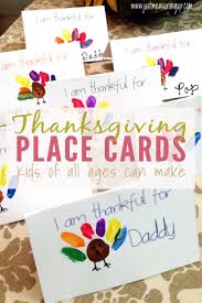 Thanksgiving Place Cards That Kids Can Make Free Printable Thanksgiving Place Cards Kids Thanksgiving Place Cards Thanksgiving Kids