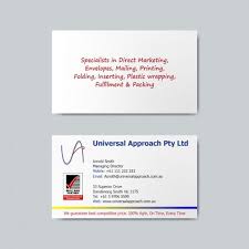 The best business card printing service options to consider: Standard Business Cards 90 X 55mm Printing Online In Australia Universal Approach