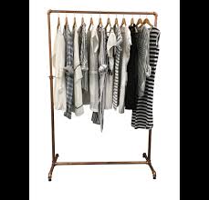 Download this cute hanger, cute clipart, lovely, hanger transparent png or vector file for free. Clothes Rack Antique Rose Gold Industrial Style Rax And Dollies