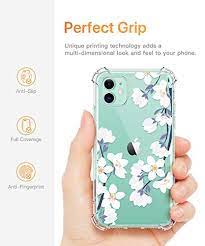 Check spelling or type a new query. Gviewin Iphone 11 Case Clear Flower Design Soft Flexible Tpu Thin Shockproof Transparent Bumper Protective Floral Cover Case For Iphone 11 6 1 Inch 2019 Windflower White Pricepulse