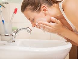 washing your face