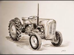 A Wonderful Sketch Of The Masseyferguson 35 We Stumbled Upon Online Let Us Know What You Think Of It Have Yo Tractor Drawing Tractor Pictures Tractor Art