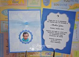 Sample Invitation Card For First Birthday Party 1st Birthday And Christening Baptism Invitation Sample First Birthday Invitations Baptism Invitations Birthday Invitations Kids