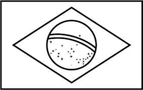 The image for download is transparent background(png) or high resolution. Brazil Flag Coloring Page Pdf Best In For Kids With Brazil Flag Clipart Black And White Png Download Large Size Png Image Pikpng