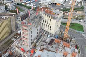 Deux immeubles se sont effondrés à bordeaux. La Structure D Hyperion A Bordeaux Est Achevee