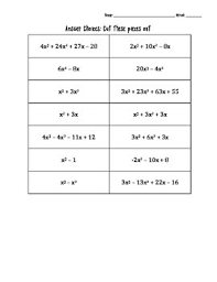 33 scaffolded questions that start relatively easy and end with some real challenges. Multiplying Polynomials Activity Multiplying Polynomials Coloring Activity