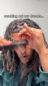 Combing out my dreads pt.1#dreads #dreadlocks #locs #viral #fyp  #freeformdreads #retwist #hairgrowth #straighthairdreads #transformation