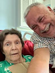 Here to visit my ex Mother in Law Carolyn Piner. I love this woman.