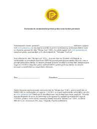 Ce presupune protectia datelor cu caracter personal? DeclaraÈie De ConsimÈÄmant Privind Prelucrarea Datelor Personale