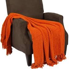 Bandana navy blue southwestern throw blanket warm microfiber blanket flannel blanket for bedroom. Orange Blankets Throws Free Shipping Over 35 Wayfair