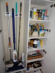 (even in a closet!) we're here to help, with plenty of smart and creative storage ideas! Pantry Broom Closet Traditional Kitchen New York By Andrea Gary Queen Of Kerfuffle Houzz