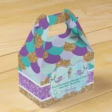 Birthday in a box has everything you need to create a very special birthday party at the lowest prices possible. Mermaid Birthday Party Personalised Favour Box Zazzle Co Uk