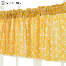 yomdid short curtain modern curtains