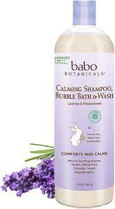 4.6 out of 5 stars 328 ratings. Buy Babo Botanicals Calming 3 In 1 Shampoo Bubble Bath Wash Hypoallergenic Vegan For Babies And Kids Lavender Meadowsweet 15 Fl Oz Online In Turkey B004fo3kxq