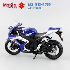 Masito 1 12 Children S Motor Gsx R750 Metal Diecast Models Motor Jouets Mini Race Car Moto Bike Collectible Display Kids Toys Suzuki Gsx R 750 Suzuki Gsxr Gsx