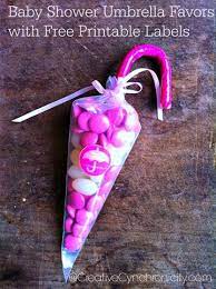 Baby Shower Umbrella Candy Favor Creative Cynchronicity Umbrella Baby Shower Baby Shower Candy Favors Baby Shower Candy