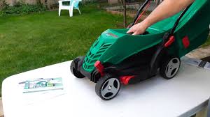One battery pack and one charger for the entire home and garden range of tools items included: Unboxing Assembling And Testing Bosch Arm 34 1300w Lawnmower Bob The Tool Man Youtube