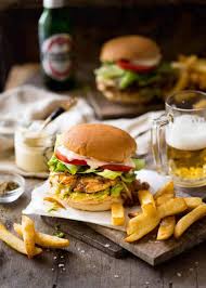 Chicken burgers can definitely be a tad. Chicken Burger Recipetin Eats