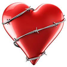 Barbed Wire Heart Mending A Broken Heart Love Heart Images Heart Art