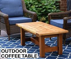 Build An Outdoor Coffee Table In 2020 Outdoor Coffee Tables Diy Furniture Woodworking