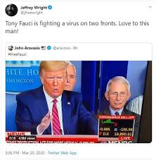 Make your own images with our meme generator or animated gif maker. Dr Anthony Fauci Smirks At Trump During Coronavirus Press Conference Daily Mail Online