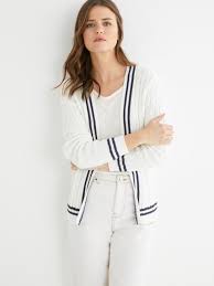 Choisissez votre pull, cardigan et gilet sur camaieu.fr. Gilet Femme Blanc Creme Cardigan Gilet Long Cyrillus