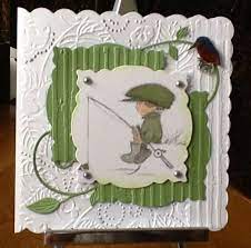 See actions taken by the people who manage and post. Another Take On The Fisherman With Lili Of The Valley Image Couture Leaves Folder And A Tree Bark Folder The King Fisher Is Shrink Plastic