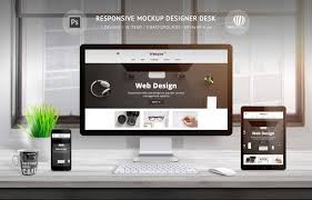 Responsive Mockup Designer Desk Is Photoshop Psd Scene Creator For Presentation Responsive Web Site Design Create Simple Web Design Web Design Tips Web Design
