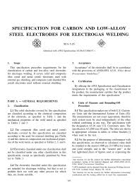 32 Abundant Aws Filler Metal Specification Chart