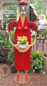 Ironing Board Lady Yard Art Garden Crafts Garden Art