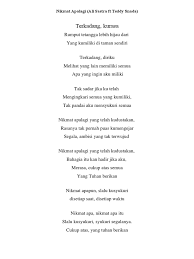 Dalam melayari bahtera rumahtangga ada masa tenang dan masa gelisah jangan nafsu diikut melulu sabar dan kemaafan itu perlu. Nikmat Apalagi