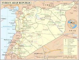 Eine der ältesten städte der welt befindet sich in syrien. Landkarte Syrien Politische Karte Weltkarte Com Karten Und Stadtplane Der Welt