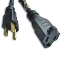 50FT Nema 5-15P to Nema 5-15R Extension Cord 12/3 SJTW NA 20A 125V