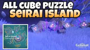 To solve these puzzles, players will need to step on pressure plates, and each puzzle has its own order of operations. Genshin Impact Seirai Island Rotating Cube Puzzles All Solutions