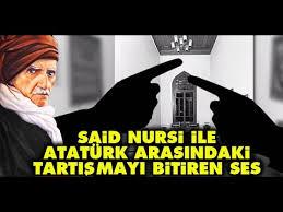 Bediüzzaman said nursi 1878'de1 bitlis'in hizan ilçesinin nurs köyünde, yedi çocuklu bir ailenin diyen bedüzzaman, şeyh selimi de bu teşebbüsünden vazgeçirmeye çalışmışsa da ne yazık ki bu. Said Nursi Ile Ataturk Arasindaki Tartismayi Bitiren Ses Youtube
