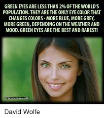 Via Me Me Eye Color Facts Green Eyes Facts People With Green Eyes