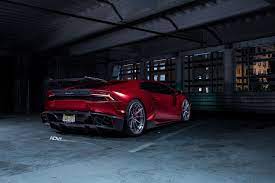 Eye Catching Red Lamborghini Huracan With Forged Adv1 Wheels Red Lamborghini Adv1 Wheels Lamborghini Huracan
