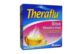 Substantele active din theraflu sinus raceala si gripa actioneaza impreuna pentru reducerea simptomelor majore asociate racelii si gripei, inclusiv doze si mod de administrare. Theraflu Sinus Raceala Si Gripa 10 Plicuri Novartis Www Apoteca Farmacie Ro