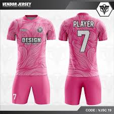 Lihat desain lainnya klik di link gambar. Desain Baju Bola Pink Sablon Digital Printing Vendor Jersey Printing