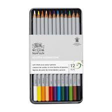 Winsor Newton Studio Collection Coloured Pencils Assorted Tin Of 12