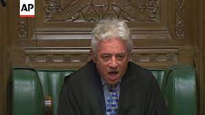 #johnbercow john bercow on all the time now tv slagging off boris johnson good morning britain. Final Or Derrrs Uk Commons Speaker John Bercow Bows Out