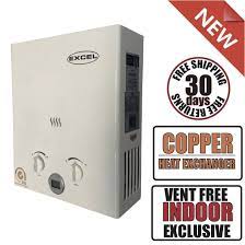 Using pumps and flush kits. Excel Tankless Gas Water Heater 1 6 Gpm Lpg Propane Ventfree Copper Heat Exchanger Gas Water Heater Heat Exchanger Propane