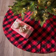 But, if you don't like this then you can go for the stunning and timeless black and white buffalo check christmas tree decorations for your home! Red And Black Buffalo Check Tree Skirt Kirklands