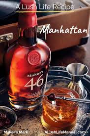 Make This Easy Manhattan Cocktail Recipe With Maker S Mark Bourbon Then Head Over To The Distiller Manhattan Cocktail Recipe Manhattan Cocktail Cocktail Maker