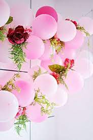 They are becoming a must at any type of celebration! Diy Flower Balloon Garland Balloon Flowers Wedding Balloons Baby Shower Party Decorations